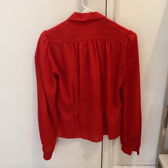 Red Blouse Vintage - Picture 5 of 5